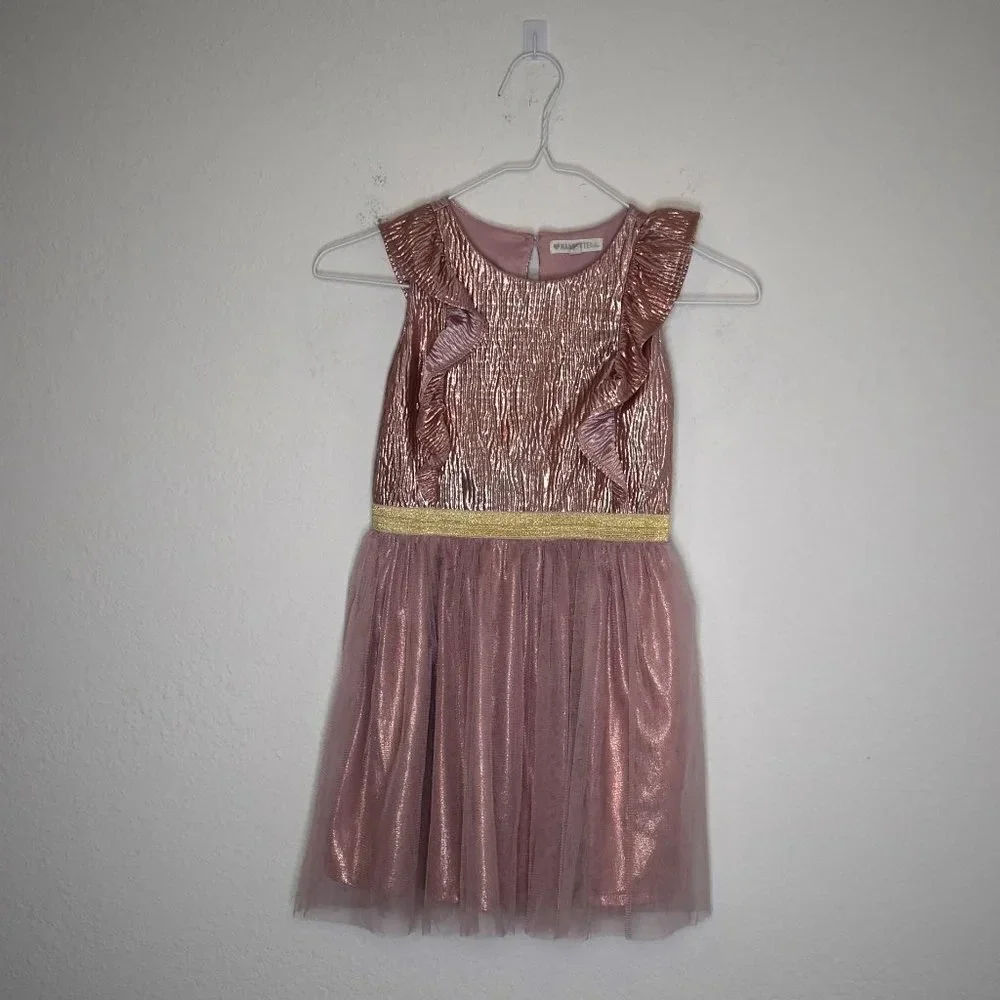 Nannette Kids Dress Sz 6X Ballerina Tulle Party Princess Birthday Pink